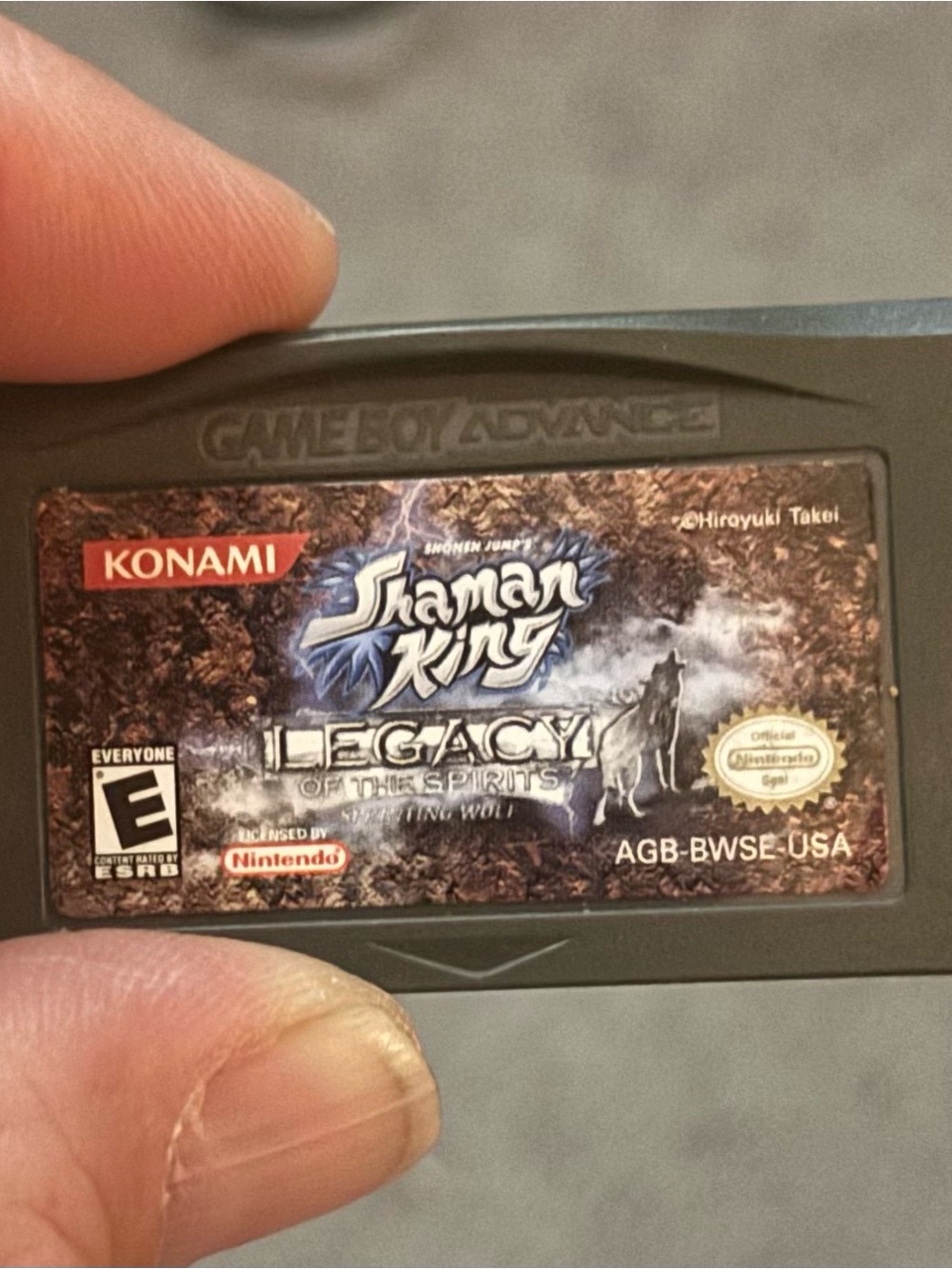 Shaman King Legacy of the Spirits Nintendo Game Boy Advance Game